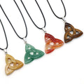 Celtic Knot Natural Jade Necklace
